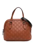 Gucci Pre-Owned 2016-2024 Mini Guccissima Dome satchel - Brown