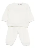 Moncler Enfant logo-patch tracksuit - White