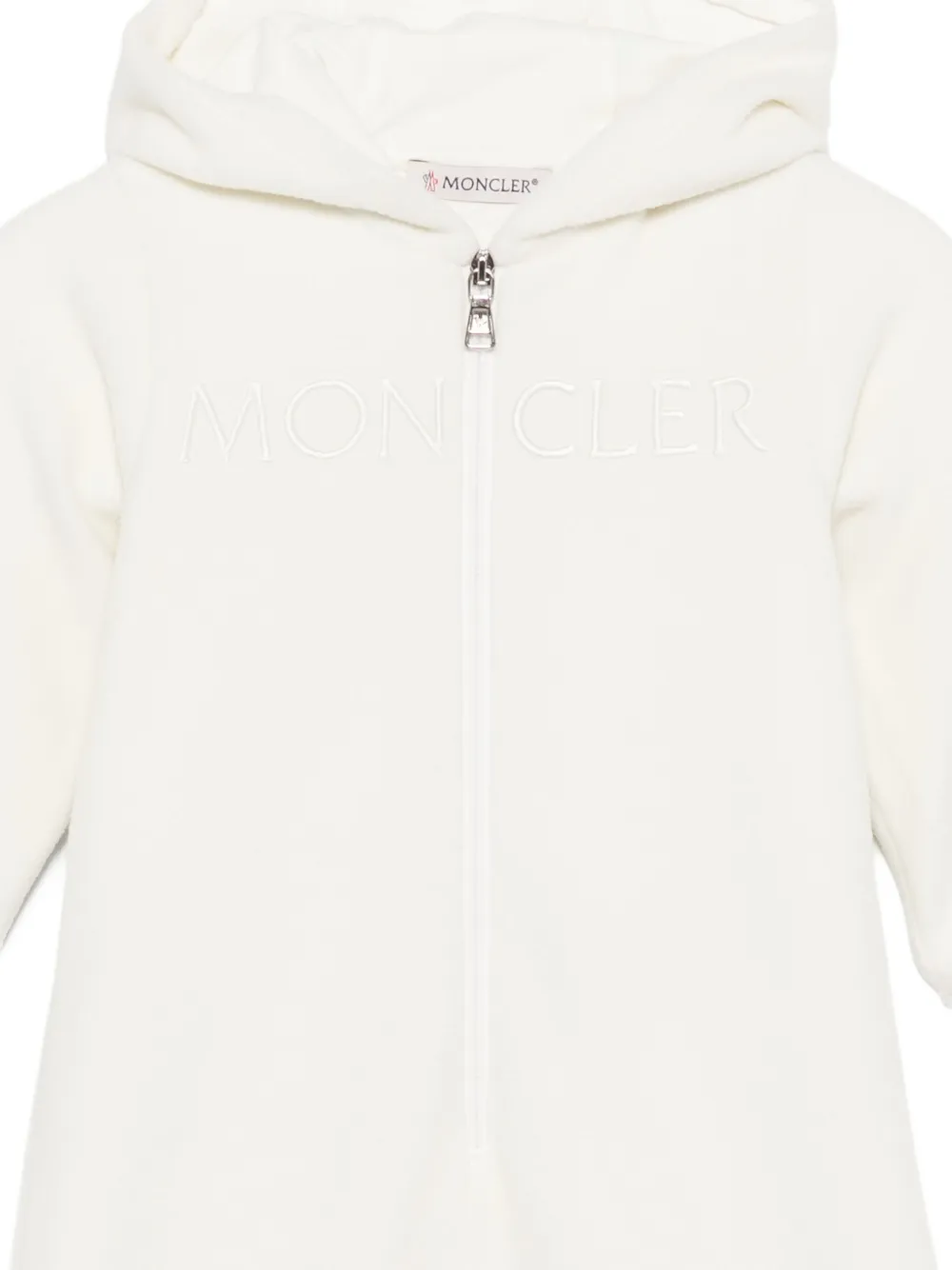 Moncler Enfant Romper met logopatch Wit