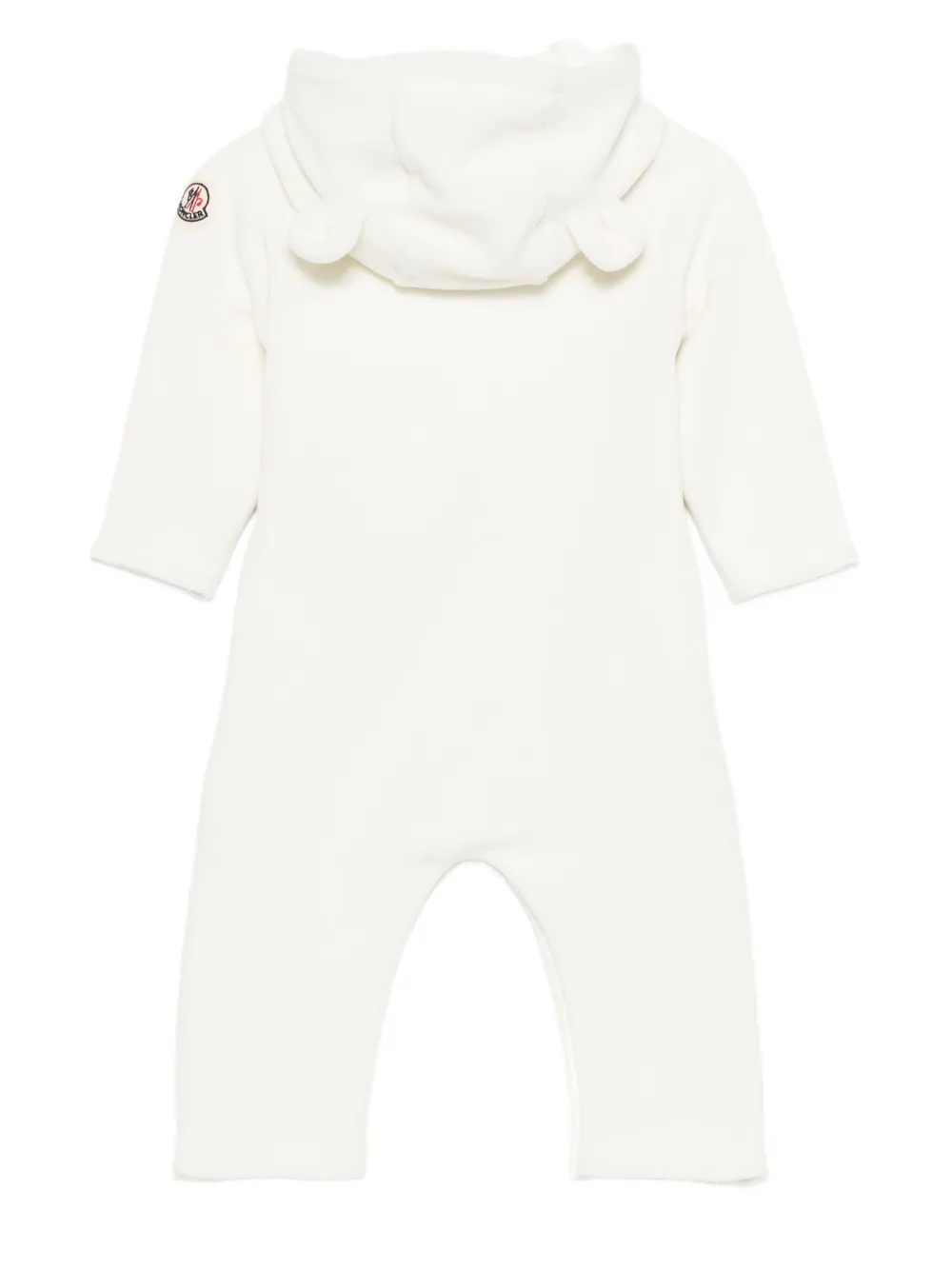 Moncler Enfant Romper met logopatch Wit
