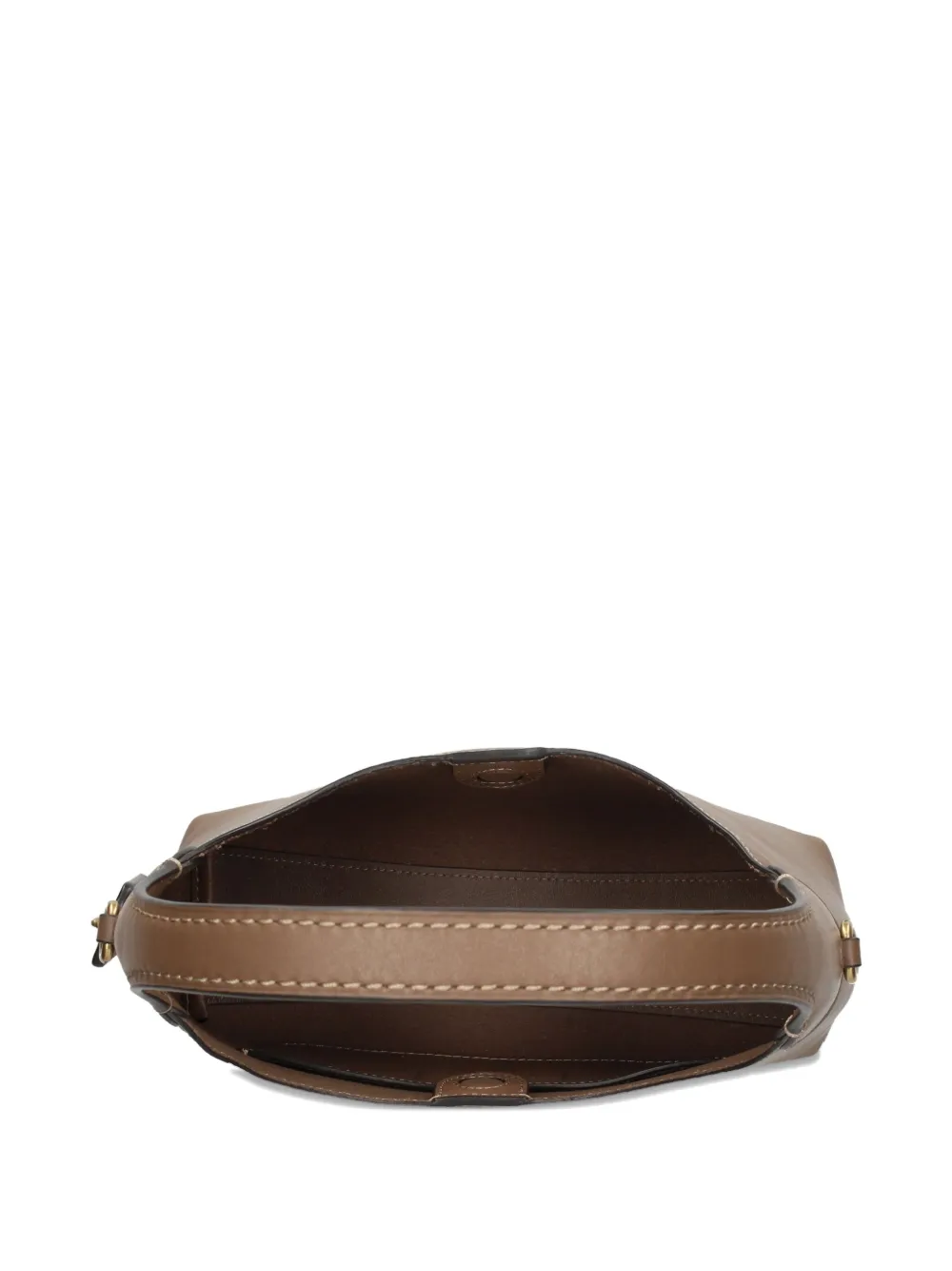 Coach Brooklyn 23 kleine leren schoudertas met handgreep Bruin
