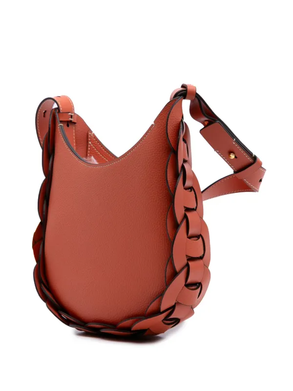 Chloé Pre-Owned 2020 Small Grained Calfskin Darryl Hobo Crossbody