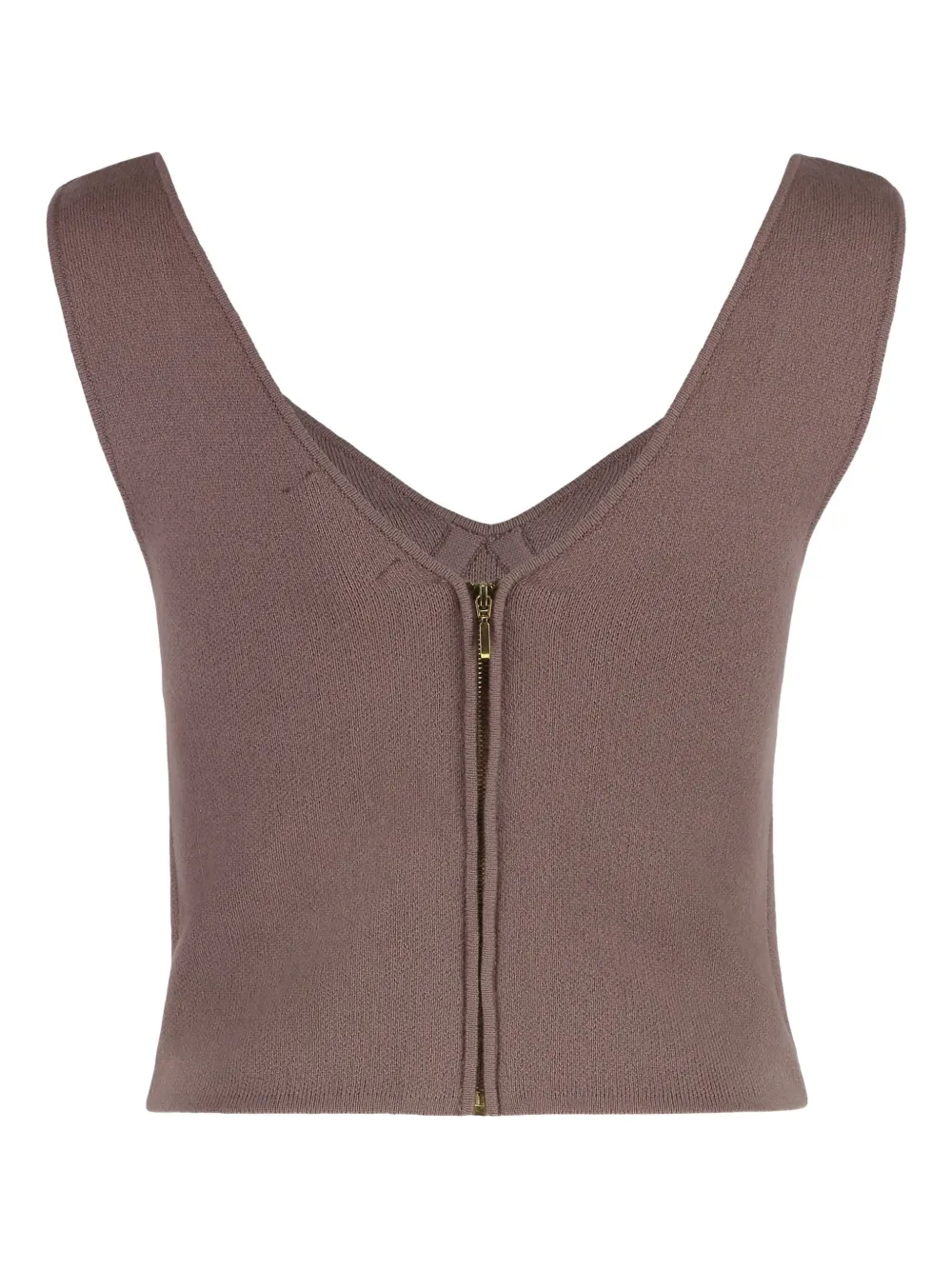 SABLYN v-neck top | Brown | Image 1