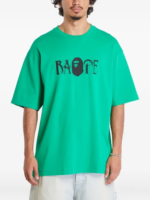 A BATHING APE® screen-print logo T-shirt