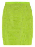 Santa Brands crystal-embellished mini skirt - Green