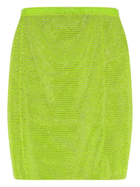 Santa Brands crystal-embellished mini skirt