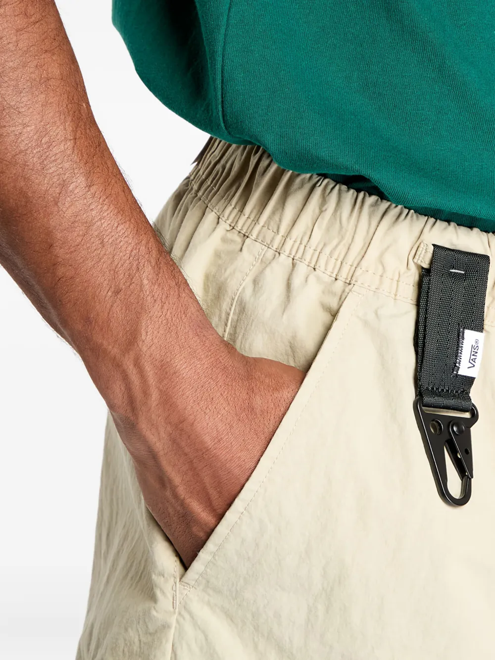 Vans Huntley elastic-waist cargo shorts Beige