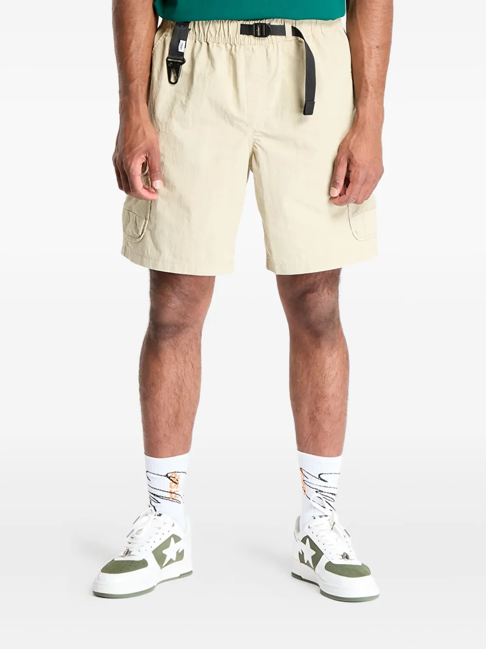 Vans Huntley elastic-waist cargo shorts Beige