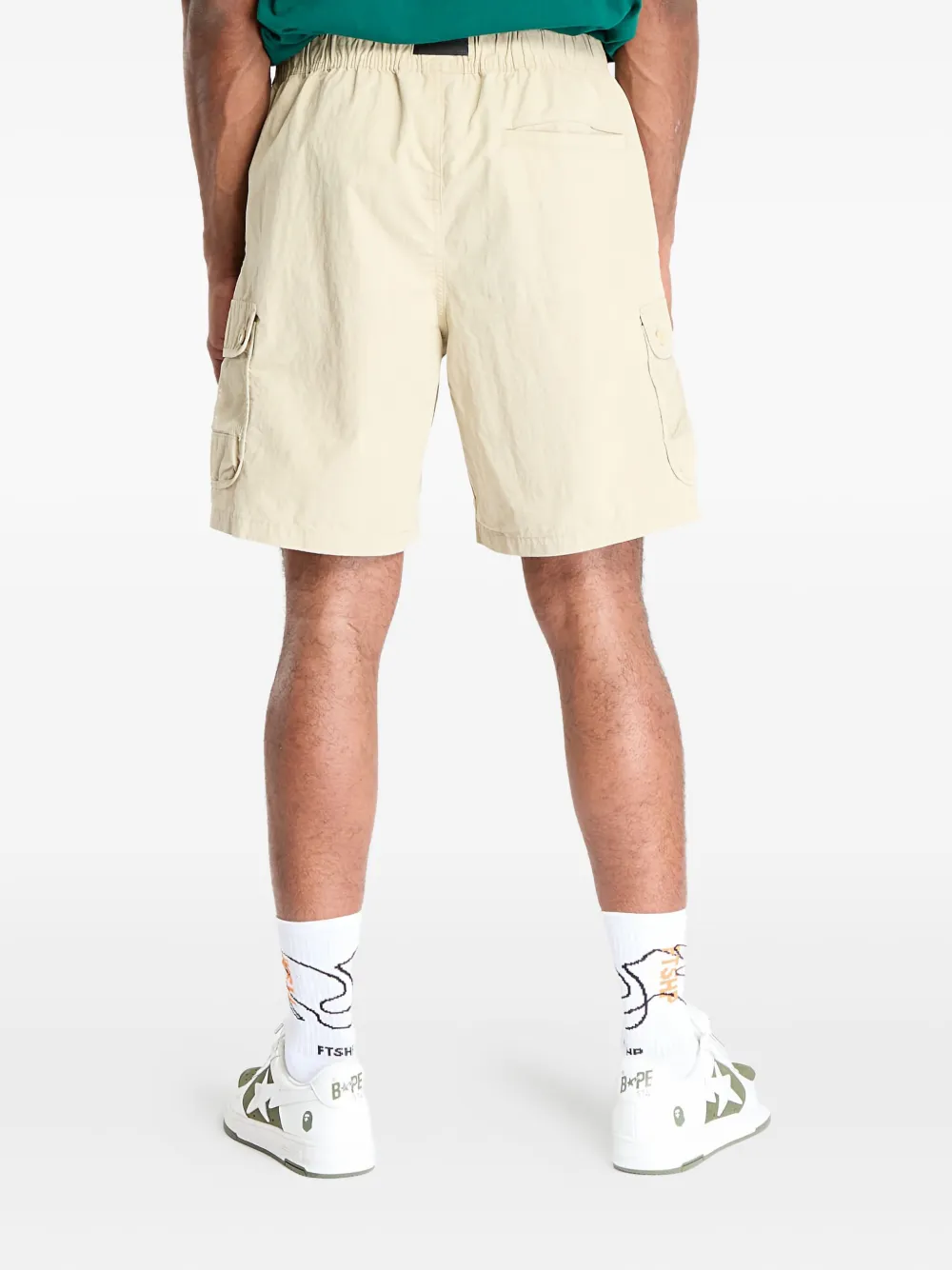 Vans Huntley elastic-waist cargo shorts Beige