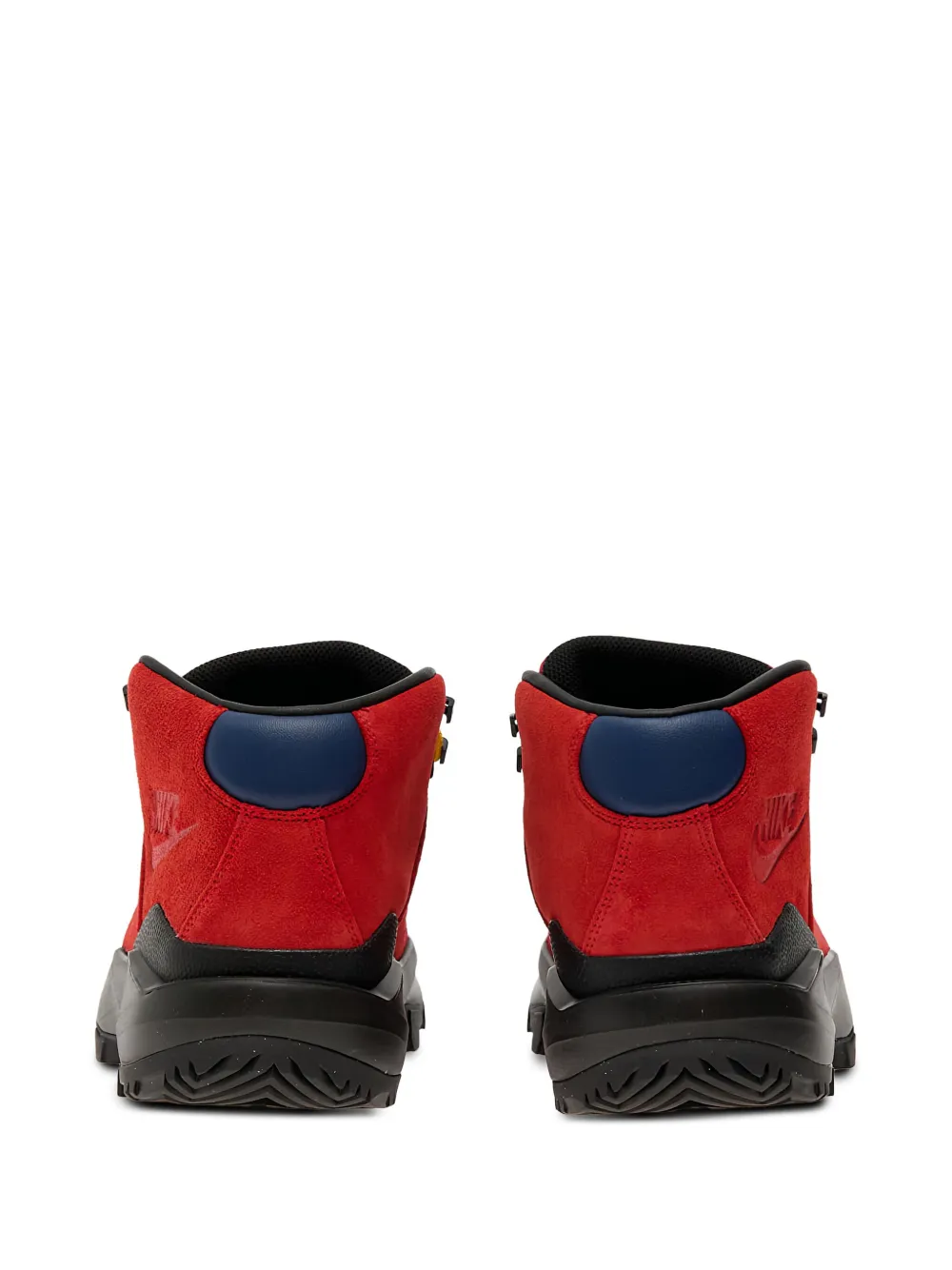 Nike Cygnal lace-up chunky sole hiking boots Red