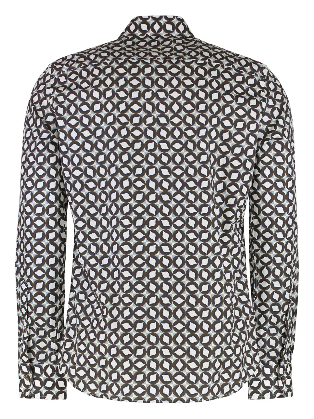 Sonrisa Overhemd met geometrische print - Zwart