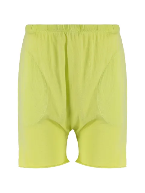 The Great. raw-edge cotton shorts