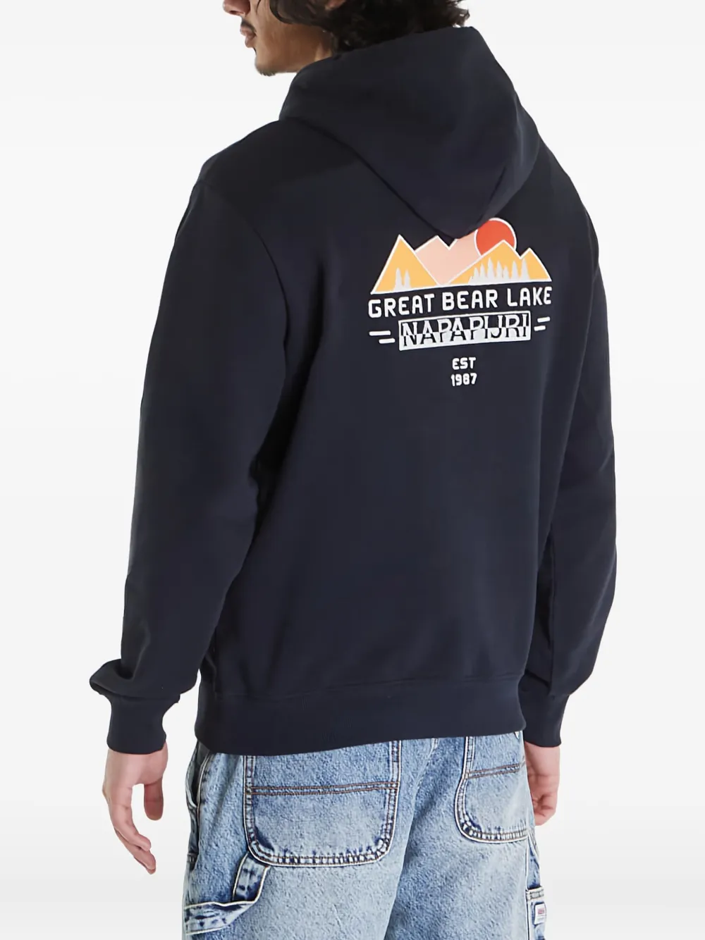 Napapijri B-Boyd hoodie Zwart