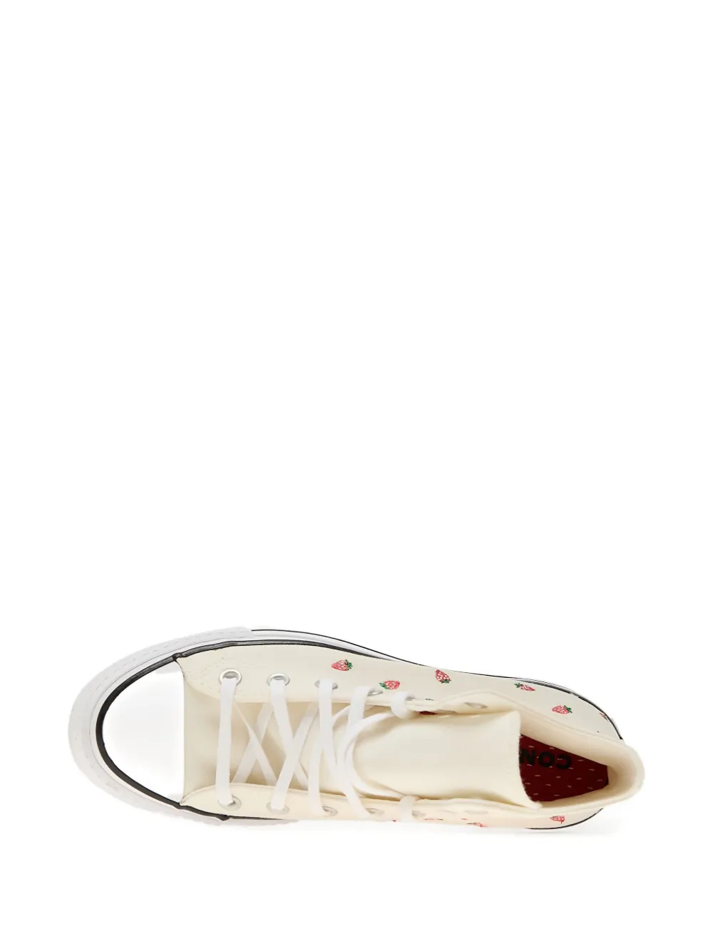 Converse Taylor All Star Lift Strawberry-e,broidered Sneakers