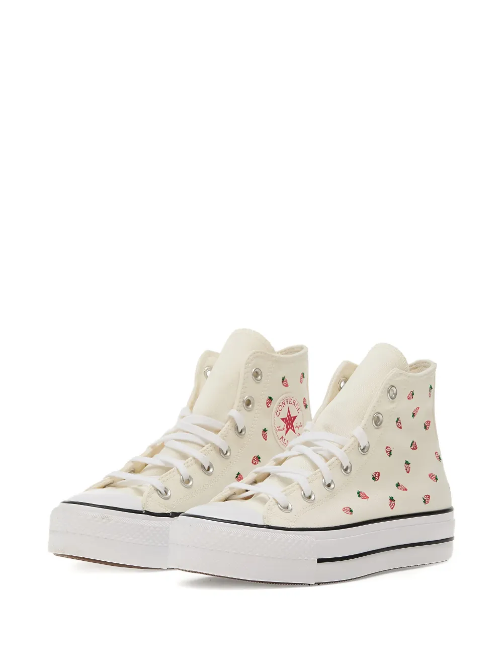 Converse Taylor All Star Lift Strawberry-e,broidered Sneakers