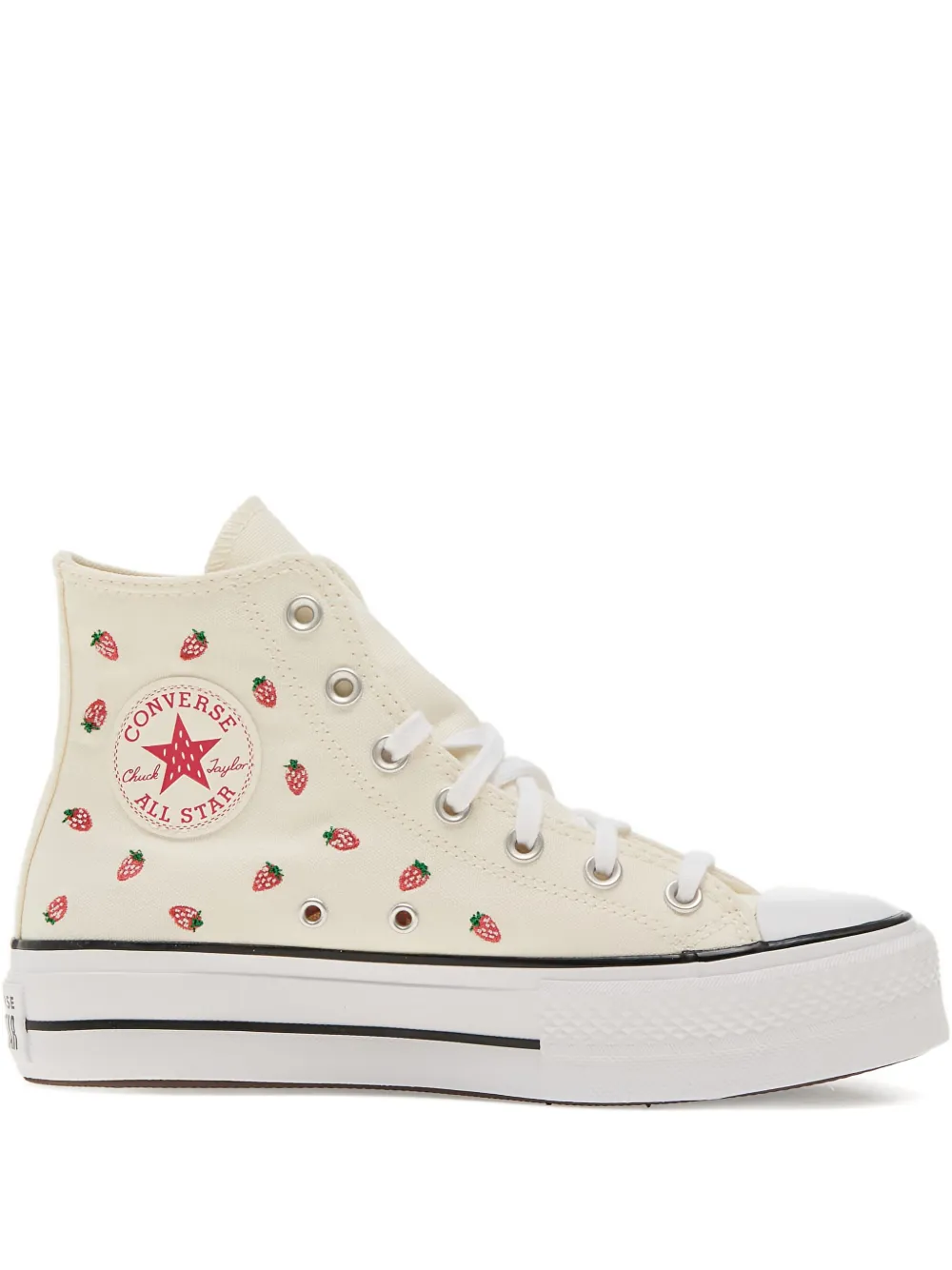 Converse Taylor All Star Lift Strawberry-e,broidered Sneakers