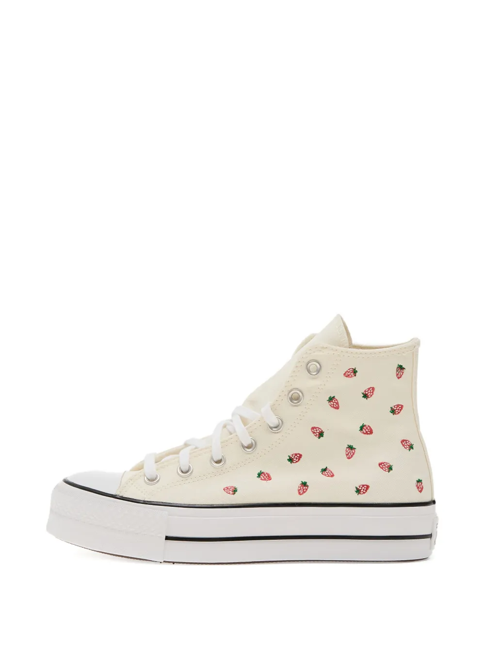 Converse Taylor All Star Lift Strawberry-e,broidered Sneakers