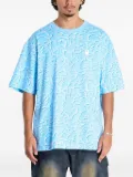 A BATHING APE® pattern T-shirt - Blue
