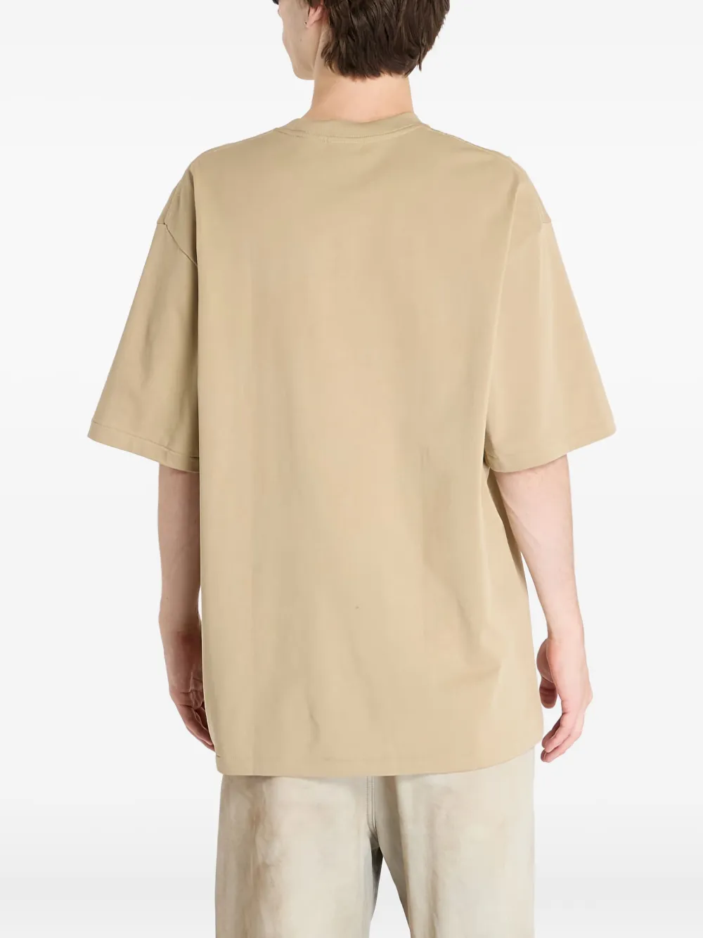 A BATHING APE graphic-print T-shirt Beige