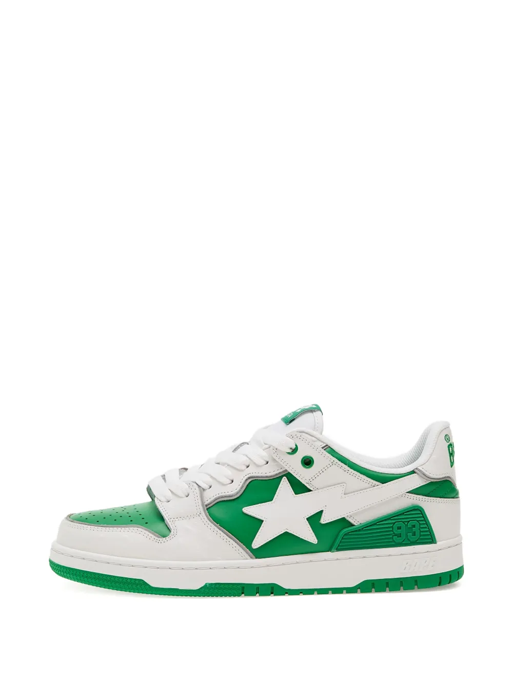 A BATHING APE Sneakers verfraaid met ster Groen