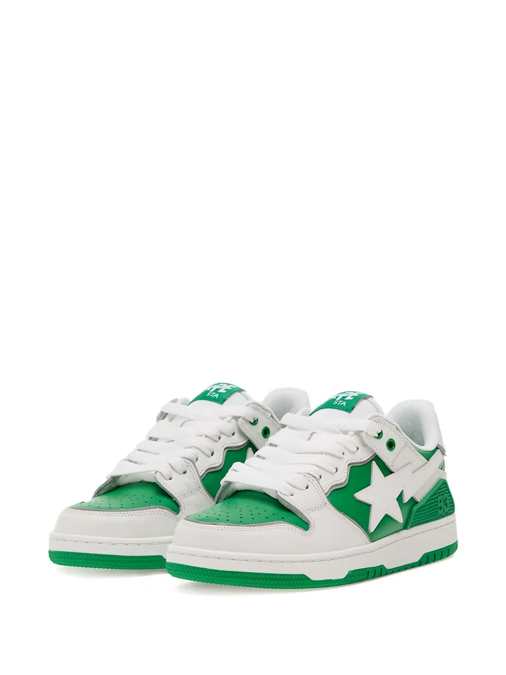 A BATHING APE Sneakers verfraaid met ster Groen
