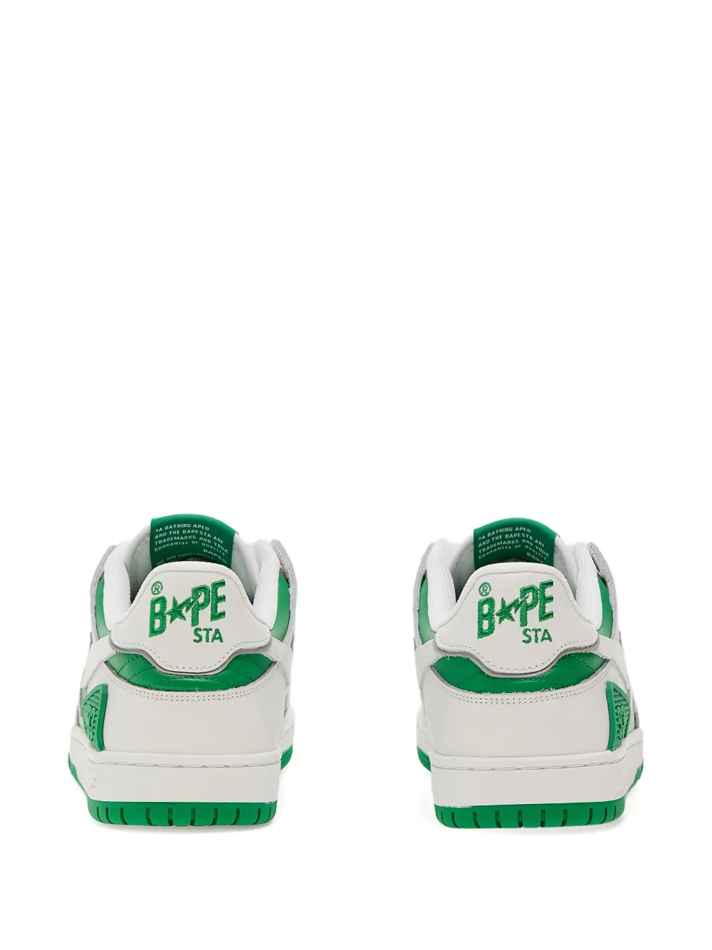 A BATHING APE Sneakers verfraaid met ster Groen