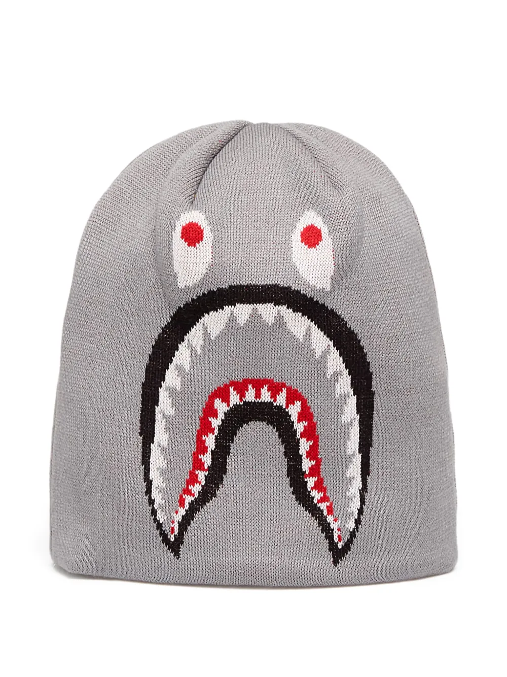 A BATHING APE 2nd Shark gebreide hoed Grijs