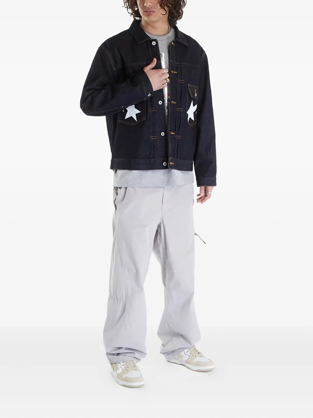 A BATHING APE® Sta printed denim jacket | Denim Jackets | Image 2