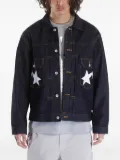 A BATHING APE® Sta printed denim jacket - Blue