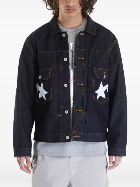 A BATHING APE® Sta printed denim jacket