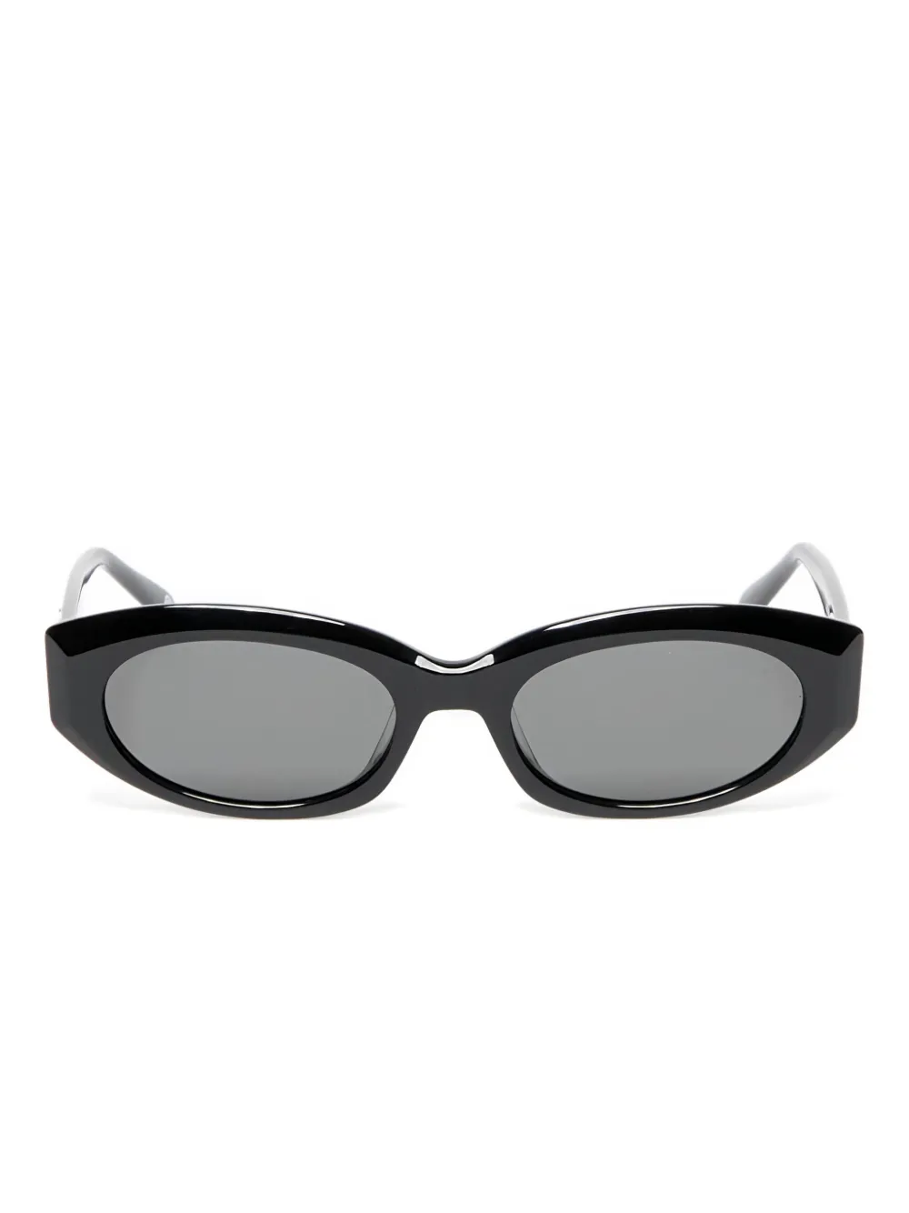 A BATHING APE oval-frame sunglasses Zwart
