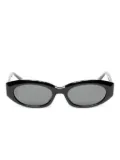 A BATHING APE® oval-frame sunglasses - Black
