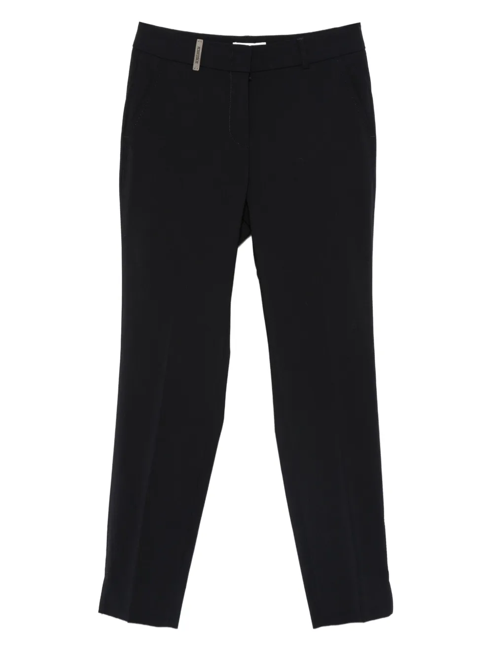 Peserico Broek met plooi Blauw