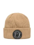 A BATHING APE® Busy Work knit beanie - Neutrals