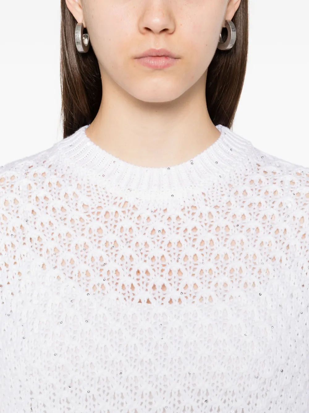 Peserico Open-knit Sweater