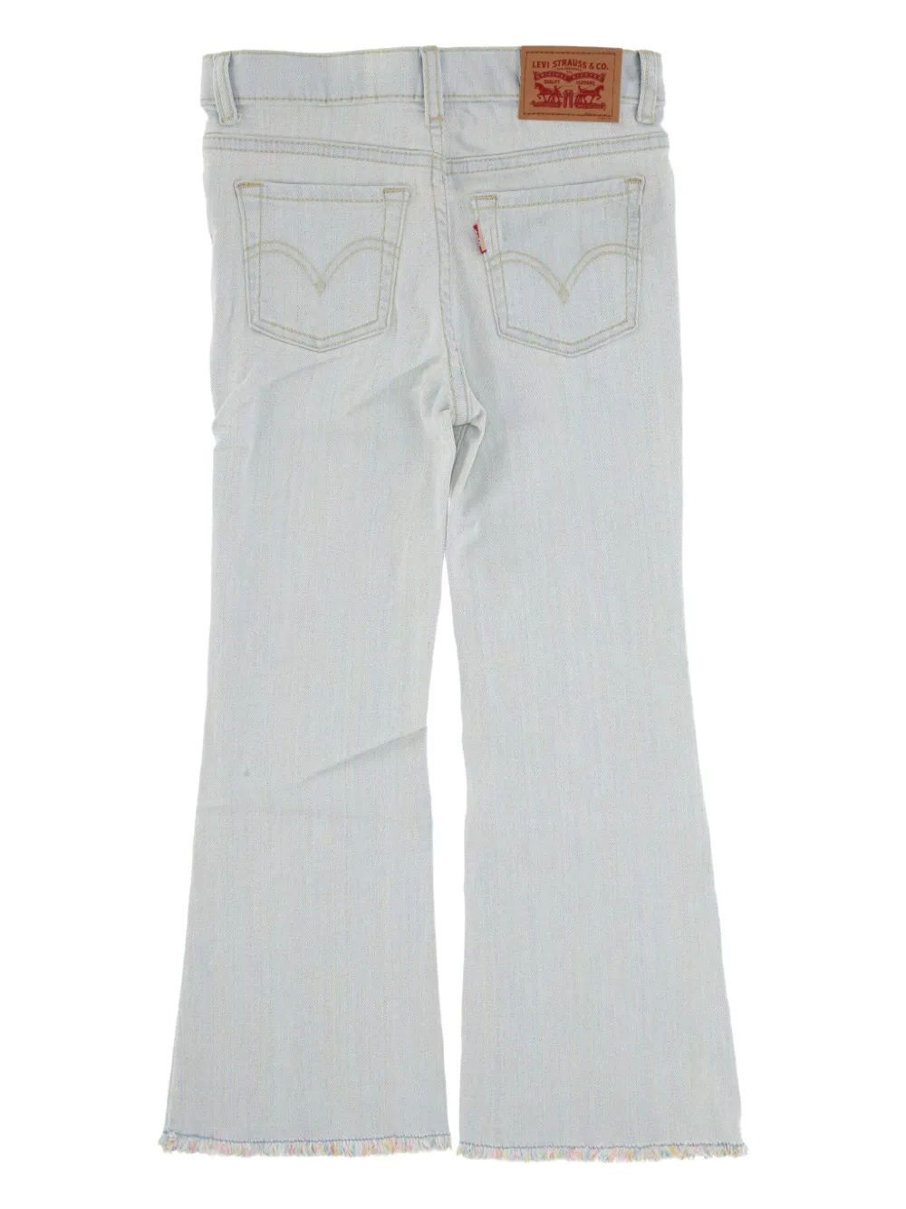 Levi's Frayed-hem Jeans In Blue