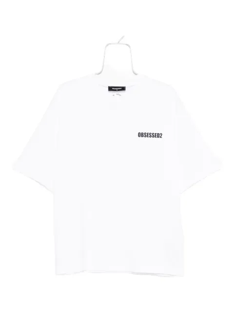 DSQUARED2 t-shirt en coton à logo imprimé
