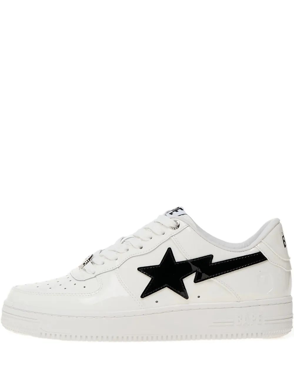 A BATHING APE Bape Sta #2 star-lightning sneakers White