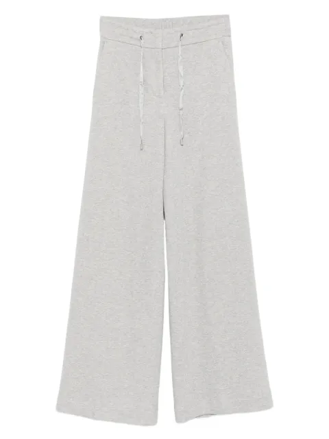 Peserico drawstring-waist wide-leg trousers