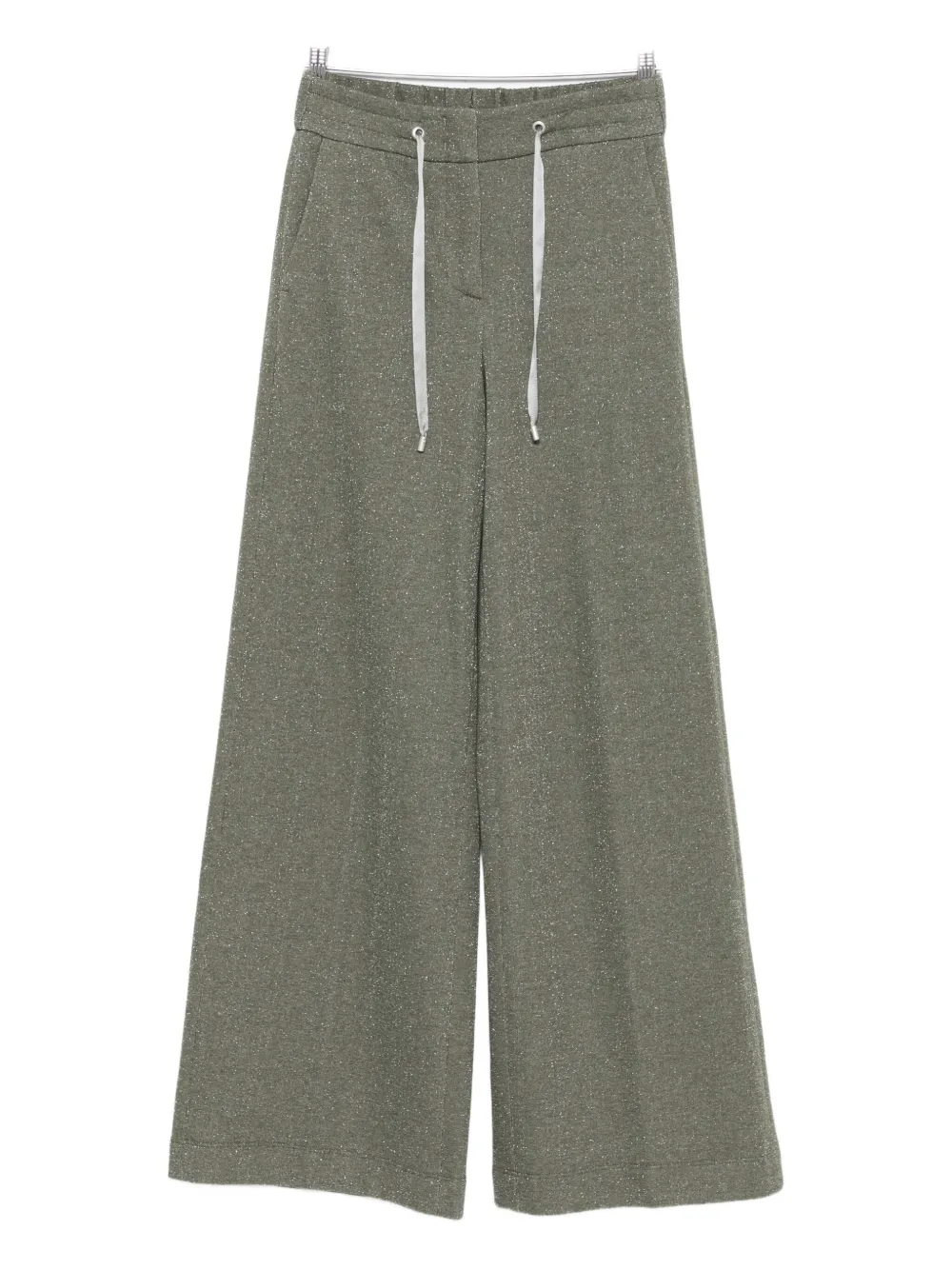 Peserico drawstring trousers Groen