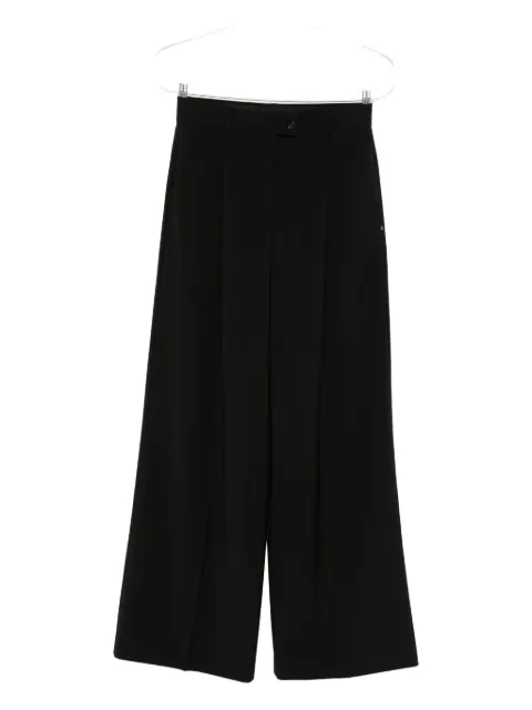 Sportmax pleated wide-leg trousers