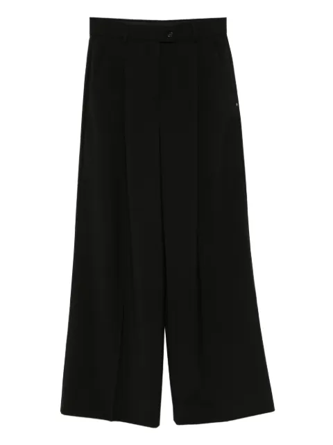 Sportmax pleated wide-leg trousers