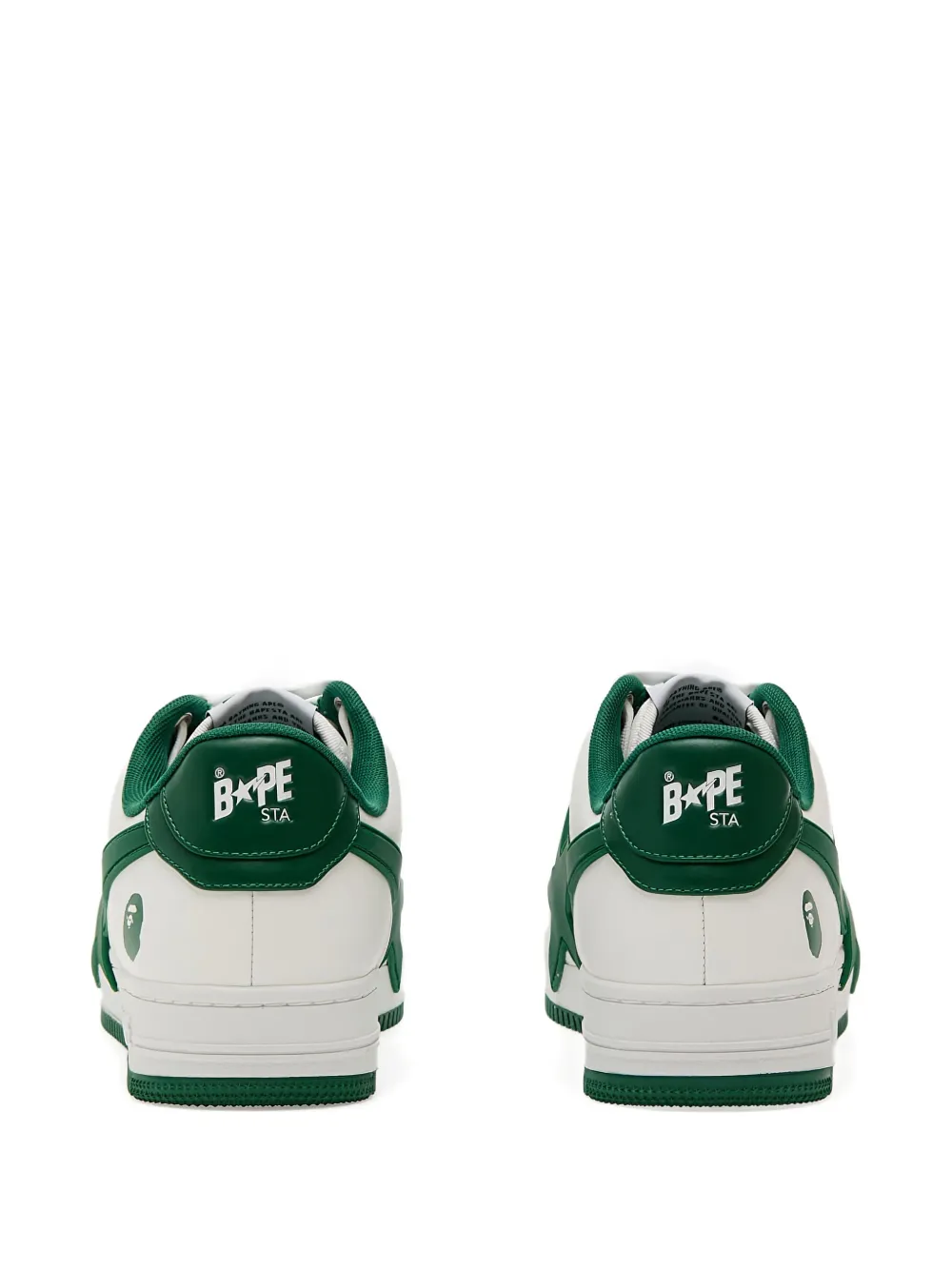 A BATHING APE star-lightning sneakers White