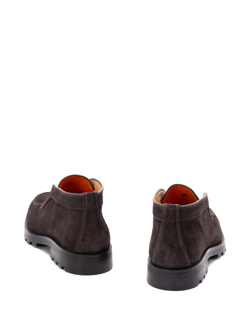 Santoni Rock suede loafers Brown