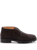 Santoni Rock suede loafers - Brown