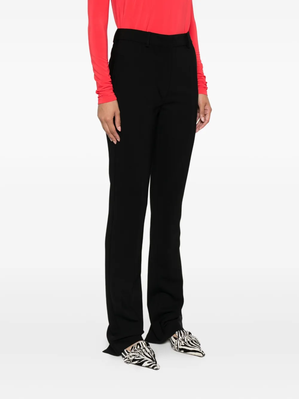 Sportmax Straight broek Zwart