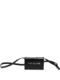 A BATHING APE® debossed messenger bag - Black