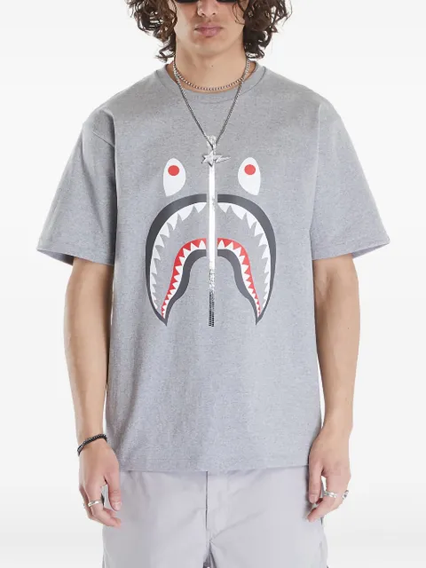 A BATHING APE® shark-print T-shirt
