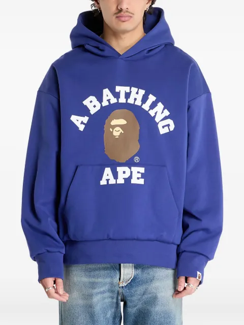A BATHING APE® logo-print hoodie