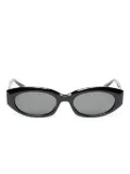A BATHING APE® oval-frame sunglasses - Black